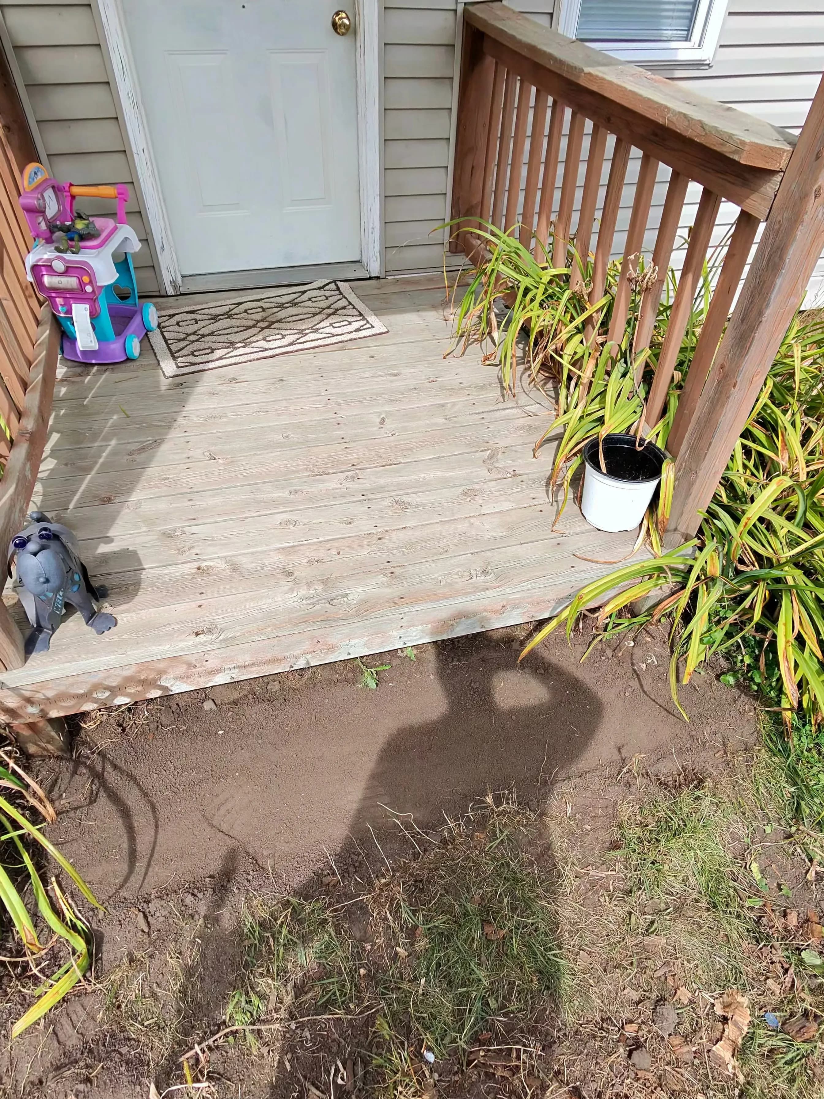 Project New Front Step Build and Roof Flashing Repairs Done Right image