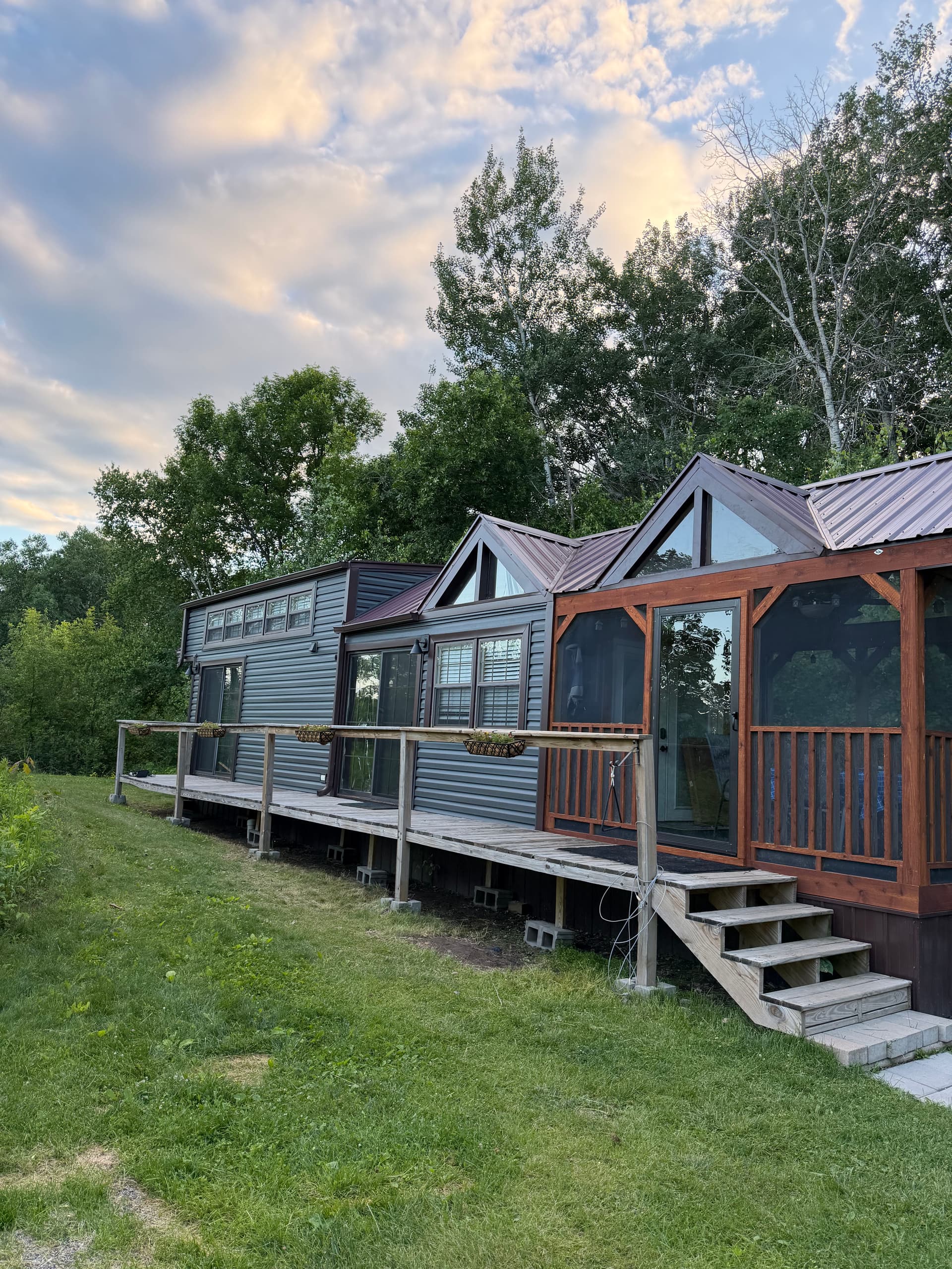 Cabin Gets New Vinyl Siding and Custom Wraps image
