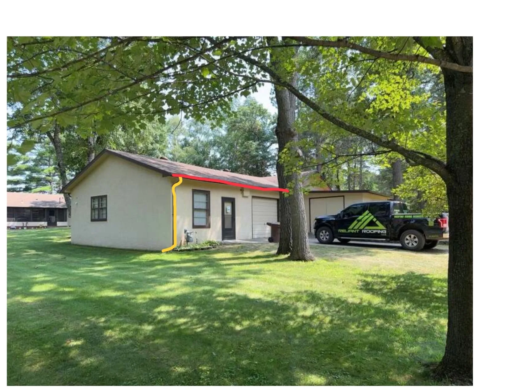 Garage Gets a Full Exterior Overhaul with Standing Seam Metal Roof