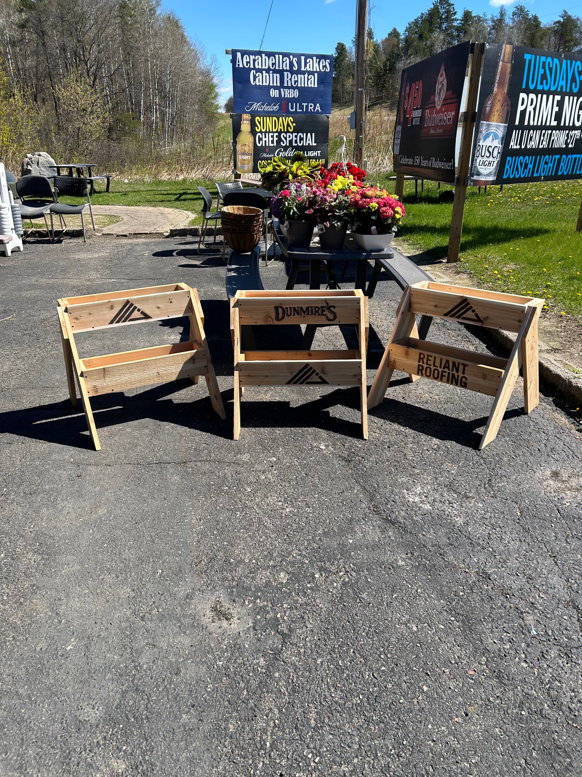Gallery photos for Custom Planter Boxes Built for Dunmire's Mother's Day Bingo Event: Image #1