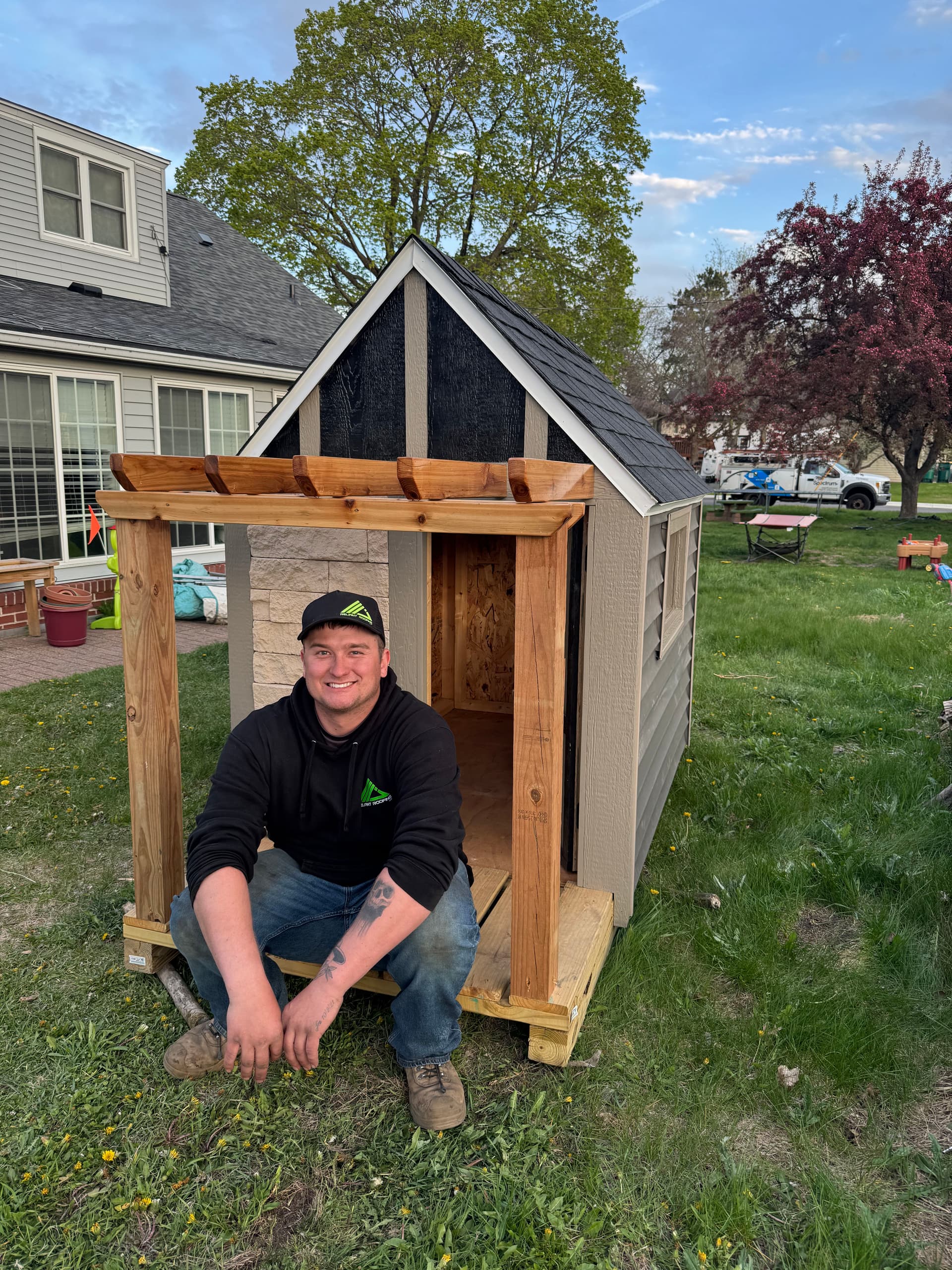 Reliant Roofing Donates a Handbuilt Playhouse to Archangel Ministry image