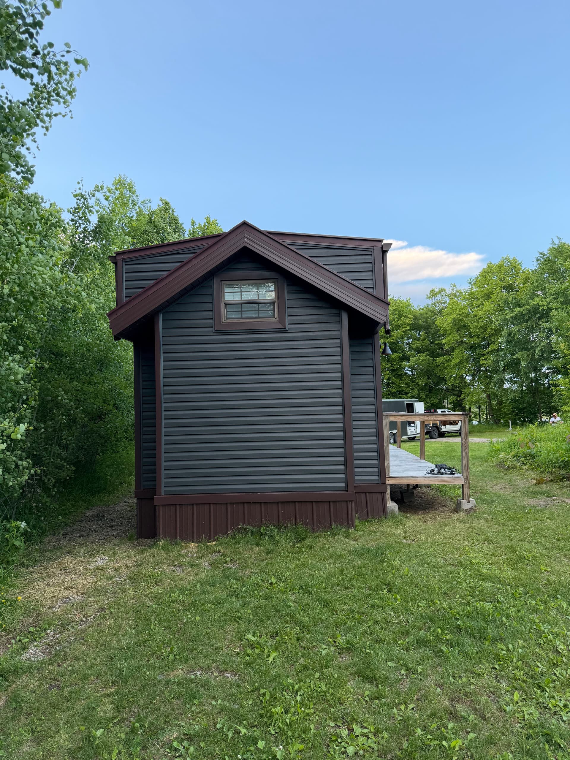 Gallery photos for Cabin Gets New Vinyl Siding and Custom Wraps: Image #1