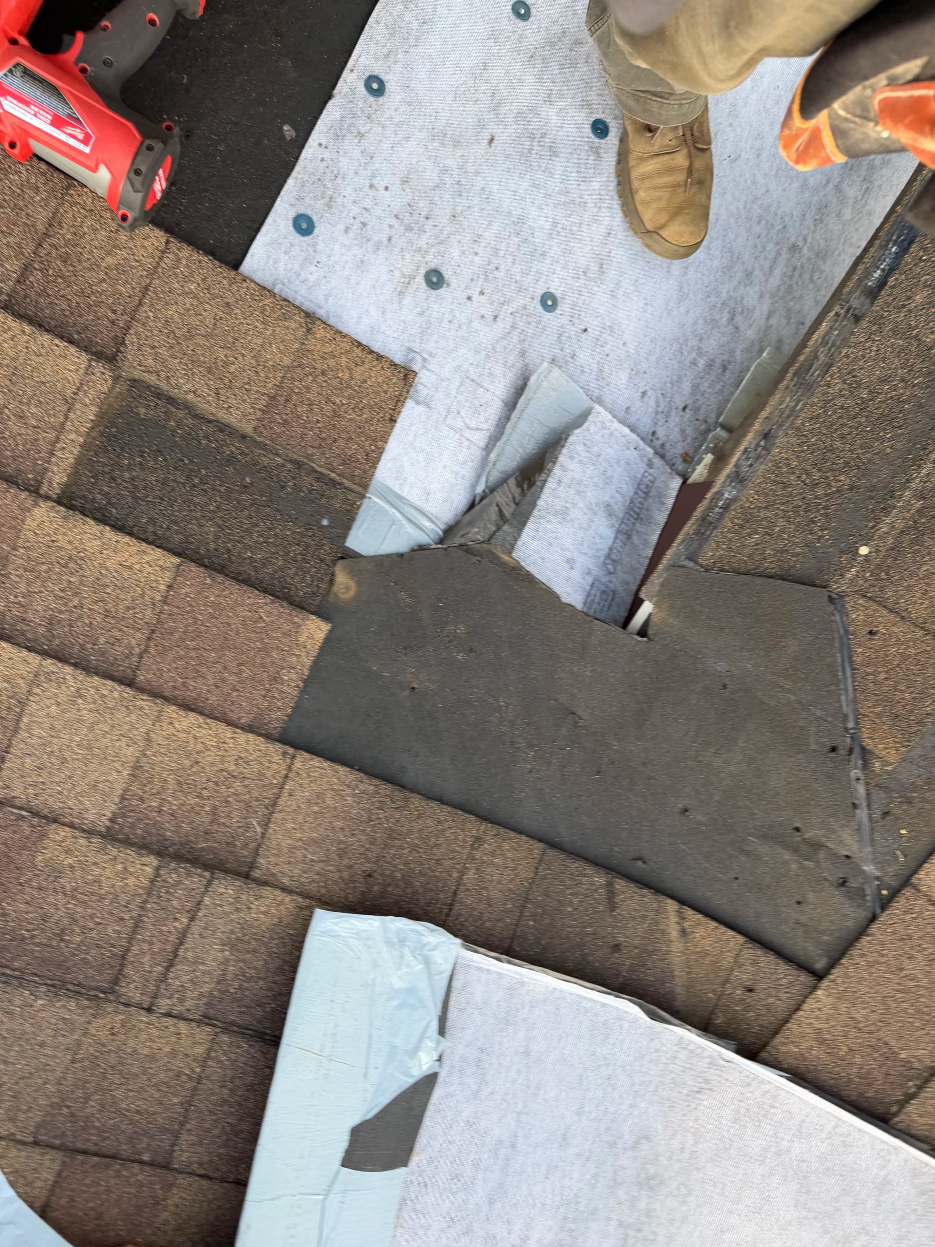 Gallery photos for New Front Step Build and Roof Flashing Repairs Done Right: Image #3
