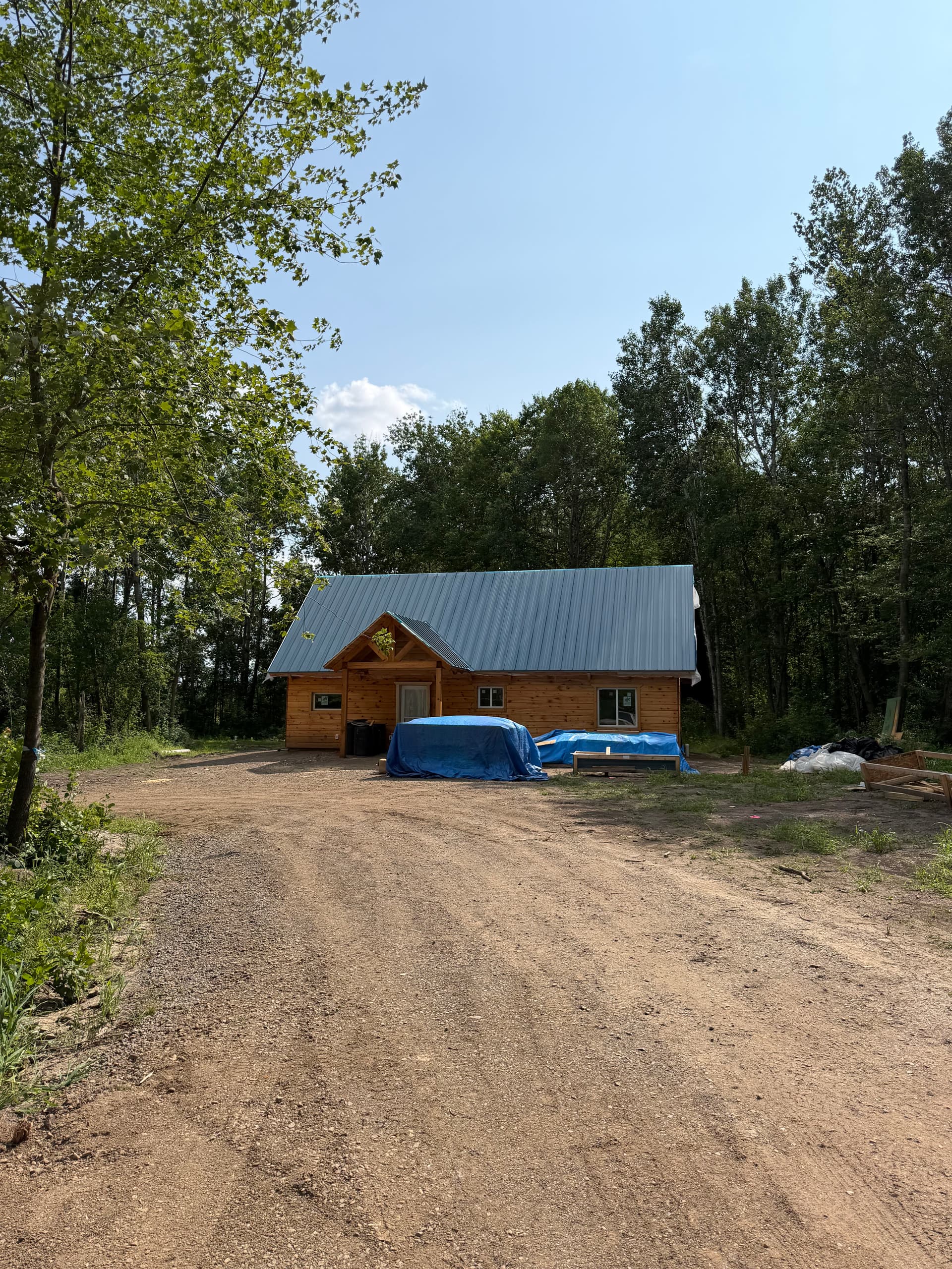 Standing Seam Metal Roof Going On a New Build image