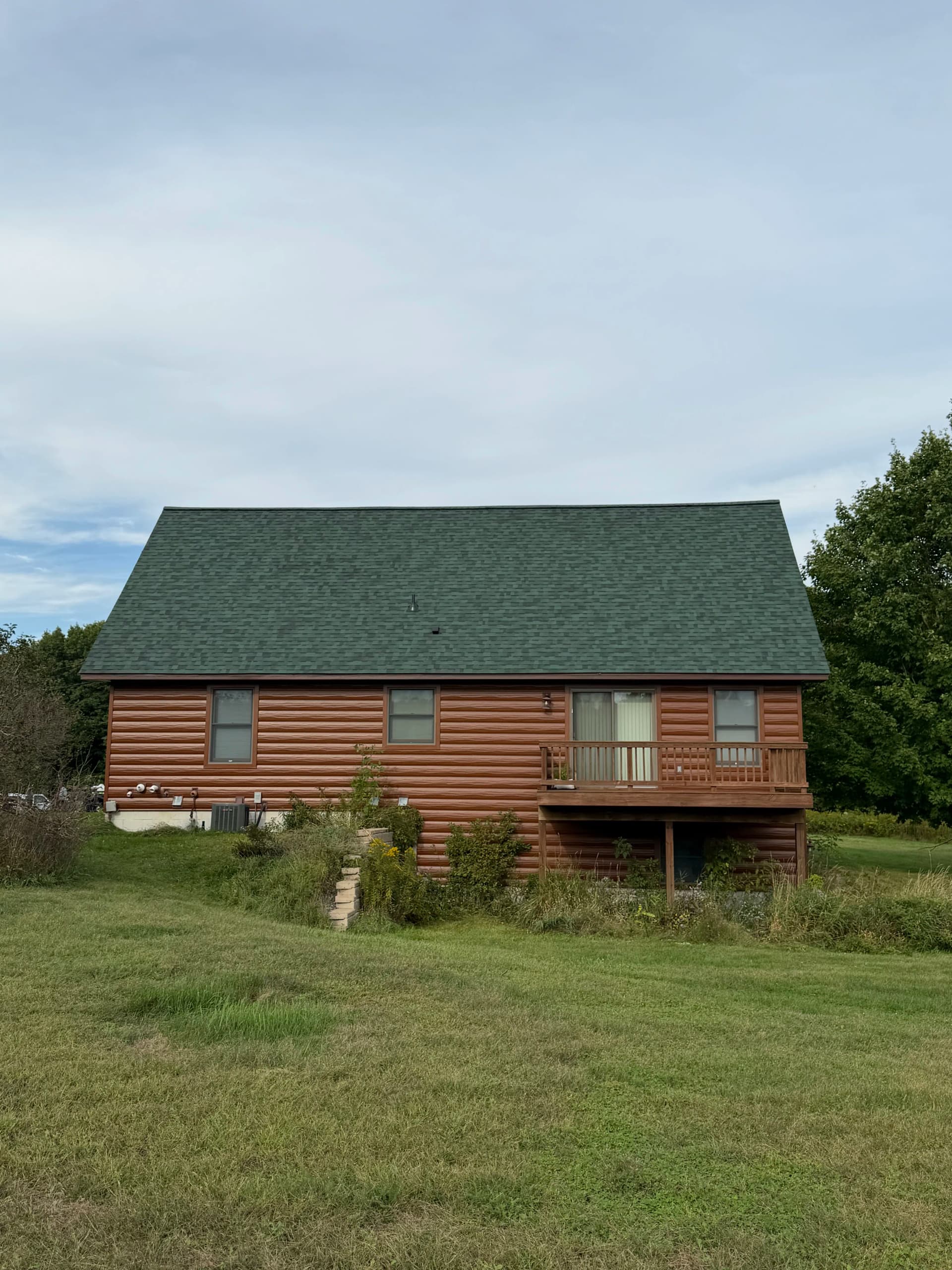 Gallery photos for Owens Corning Chateau Green Roof Replacement on a Log Cabin Home: Image #1
